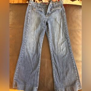 Fabrizio Gianni cropped flare jeans size 6